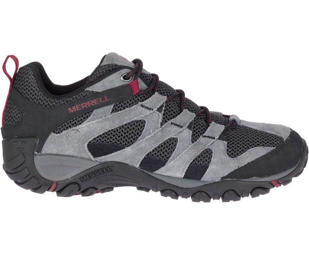 Tenis Homem - Merrell Alverstone Wide Width - Cinzentas/Pretas - OXW134928